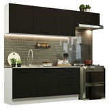 Combo completo de Cocina Madesa Agata 260cm BN 02