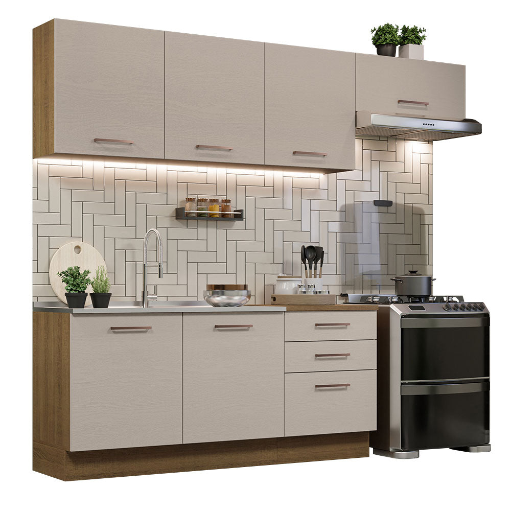 Combo completo de Cocina Madesa Agata 260cm MC 02
