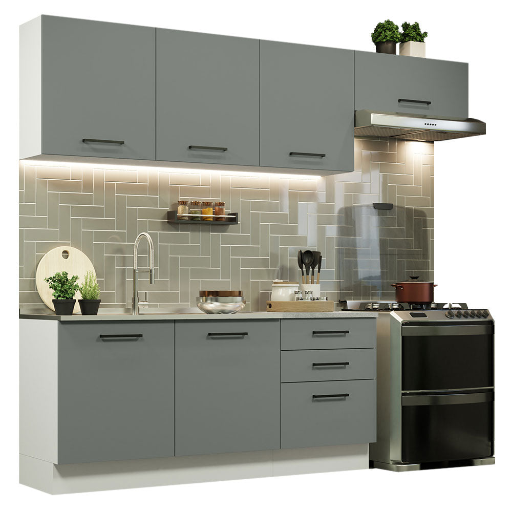 Combo completo de Cocina Madesa Agata 260cm BG 02