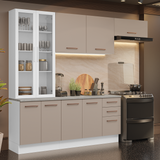 Combo completo de Cocina con Cristalero 270 cm Madesa Agata BC 11
