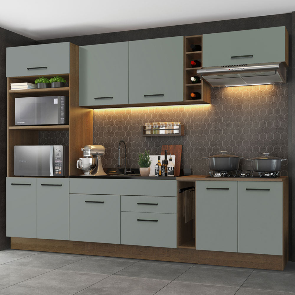 Combo completo de Cocina Madesa Agata 290cm MG 01