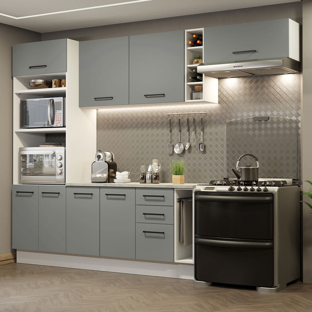 Combo completo de Cocina Madesa Agata 290cm BG 07