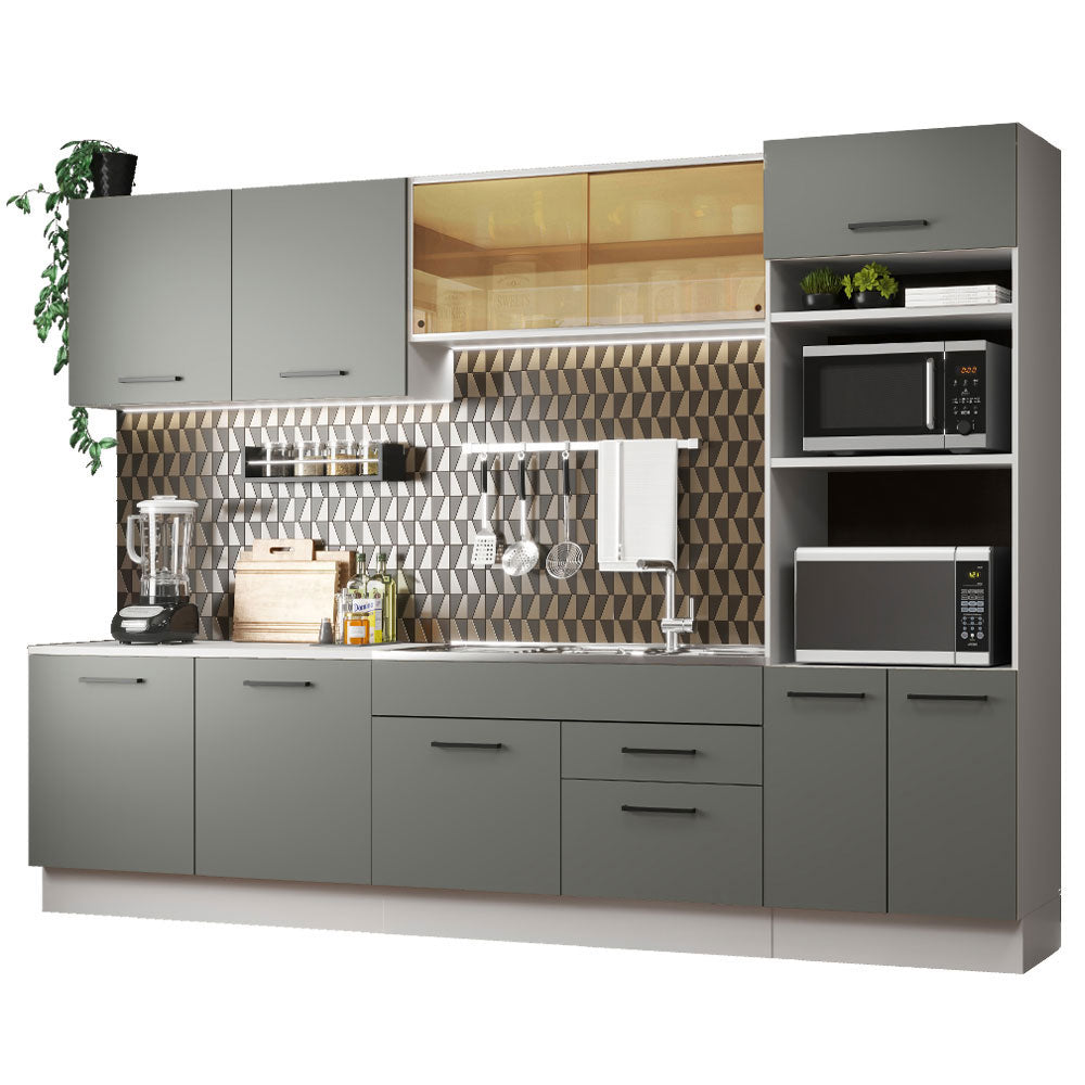 Combo completo de Cocina Madesa Agata 310cm BG 01