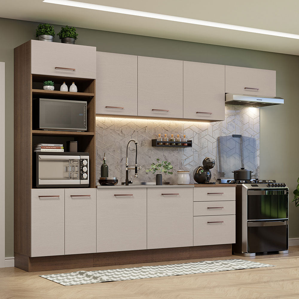 Combo completo de Cocina Madesa Agata 330cm MC 01