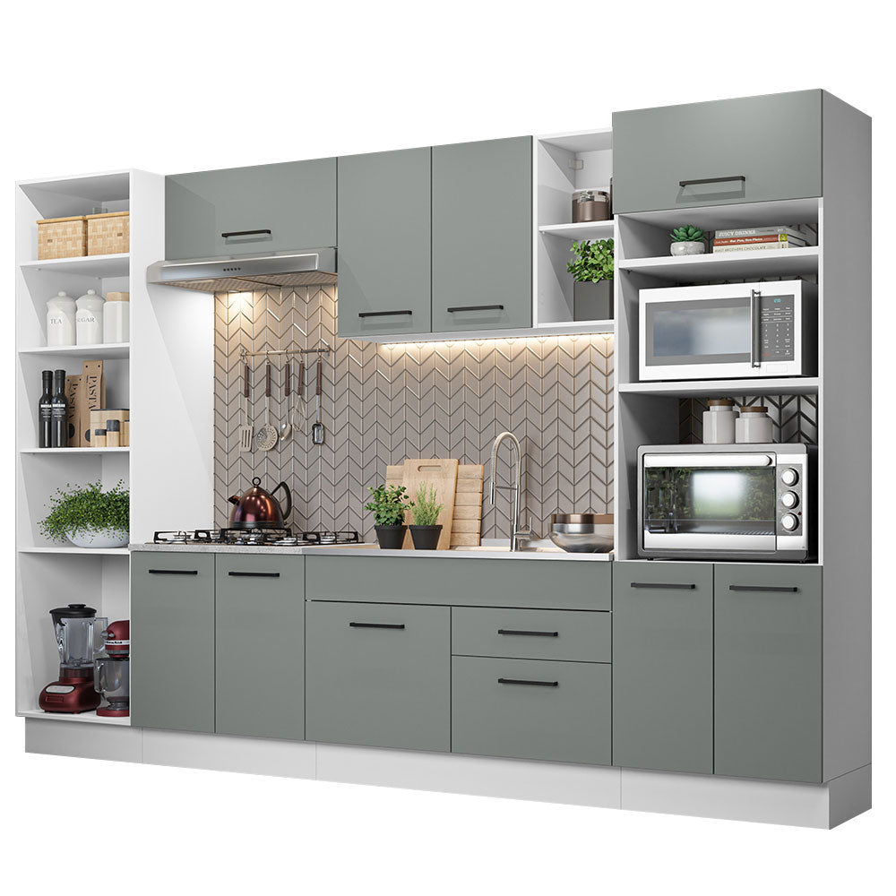 Combo completo de Cocina Madesa Agata 330cm BG 02