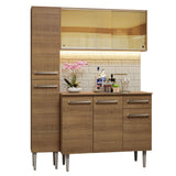 Combo de Cocina 137cm Sin Bacha de acero inoxidable Emilly Madesa 06