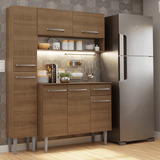 Cocina Compacta 137 cm Emilly Rustic 012