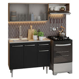 Combo de Cocina Madesa Emilly Con Bacha de acero inoxidable M 5