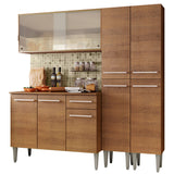 Combo de Cocina 169cm Emilly Fly Madesa 05 - Marrón