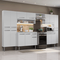 Combo completo de Cocina 325 cm 15 Puertas 1 Cajón Blanco Emilly Madesa