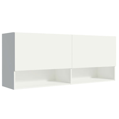 Alacena 120 cm 2 Puertas 2 Nichos Blanco Madesa