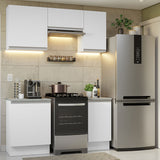 Combo de Cocina 160cm Glamy Madesa - Blanco