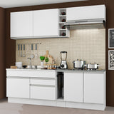 Combo completo de Cocina Modular Madesa Parma 220cm BB 03