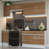 Combo completo de Cocina 240cm Glamy Madesa 07 - Blanco
