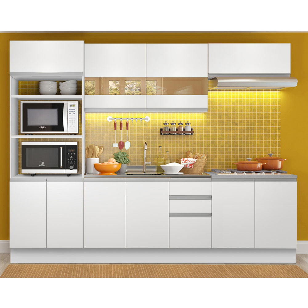 Combo completo de Cocina 270cm Atenas Madesa 03 - Blanco