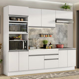 Combo completo de Cocina 270cm Blanco Glamy 13