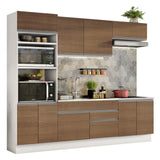 Combo completo de Cocina Madesa 270cm Glamy 13 - Blanco