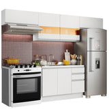 Combo completo de Cocina 280cm Marina Madesa 01 - Blanco