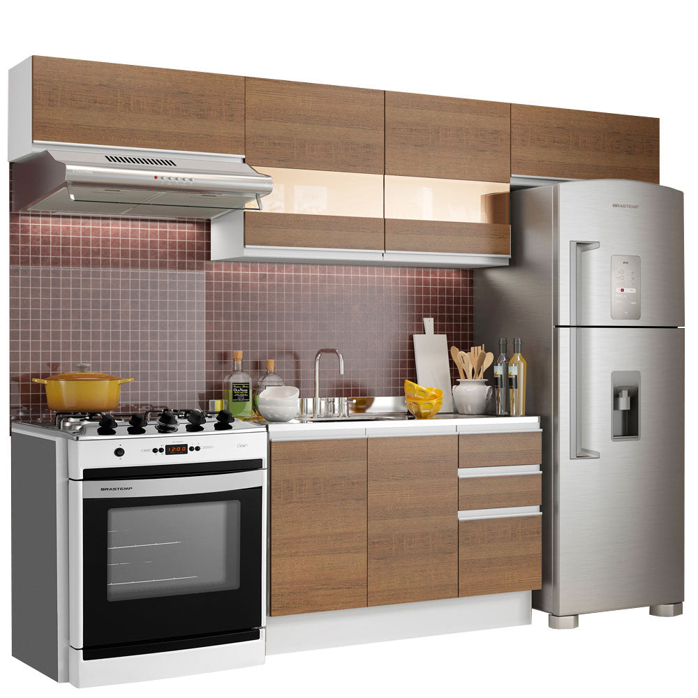 Combo completo de Cocina 280cm Marina Madesa 01