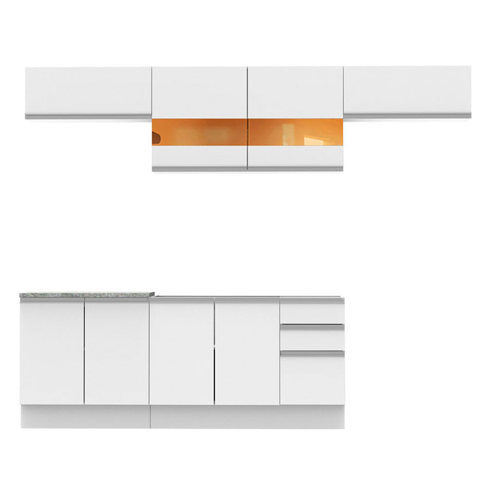 Combo completo de Cocina 280cm Mariana Madesa 02 - Blanco