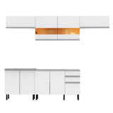 Combo completo de Cocina Madesa Mariana 280cm BB