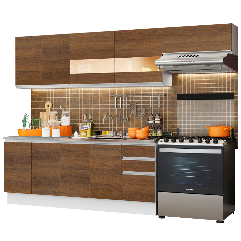 Combo completo de Cocina Madesa Marcela 280cm BM 03