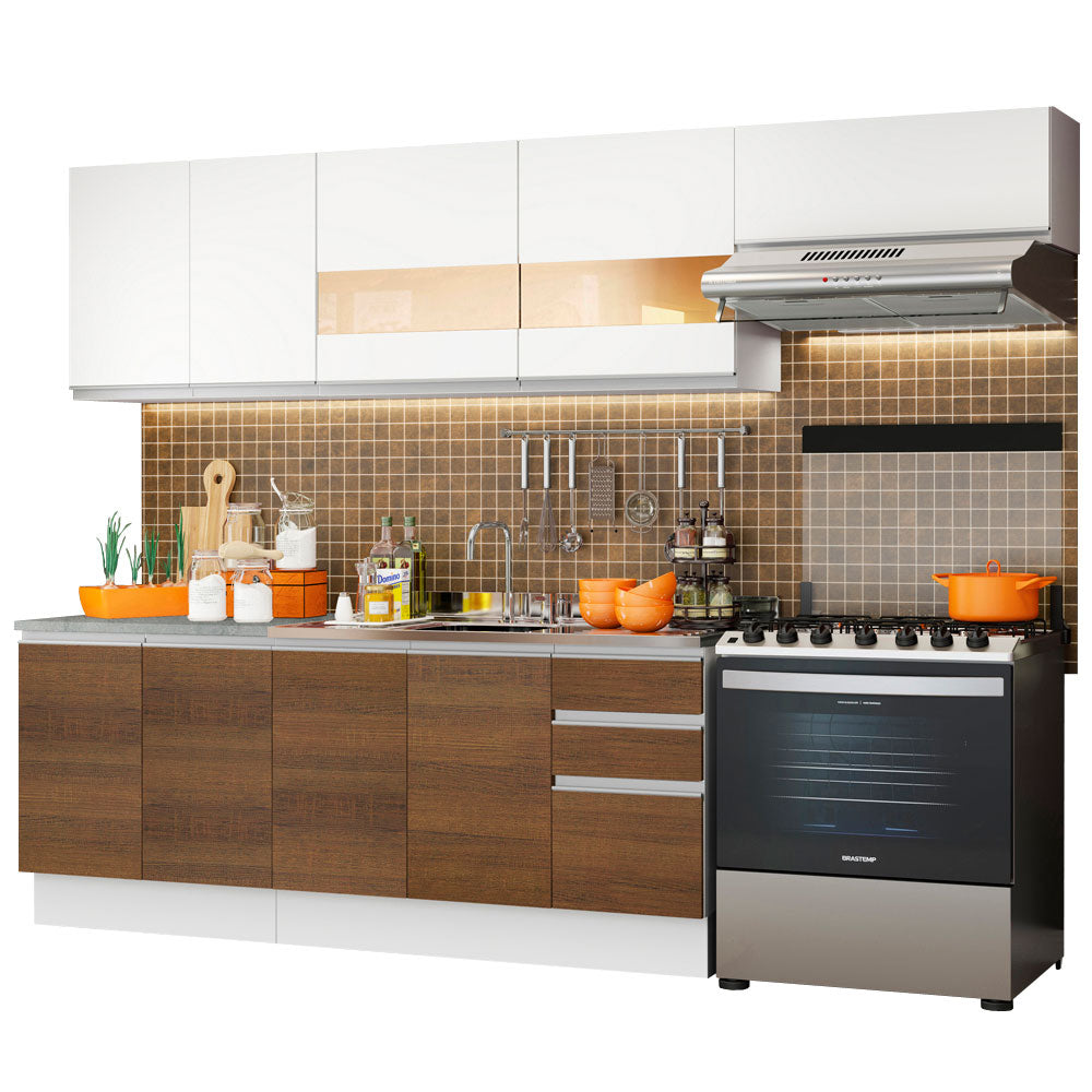 Combo completo de Cocina 280cm Marcela Madesa 03
