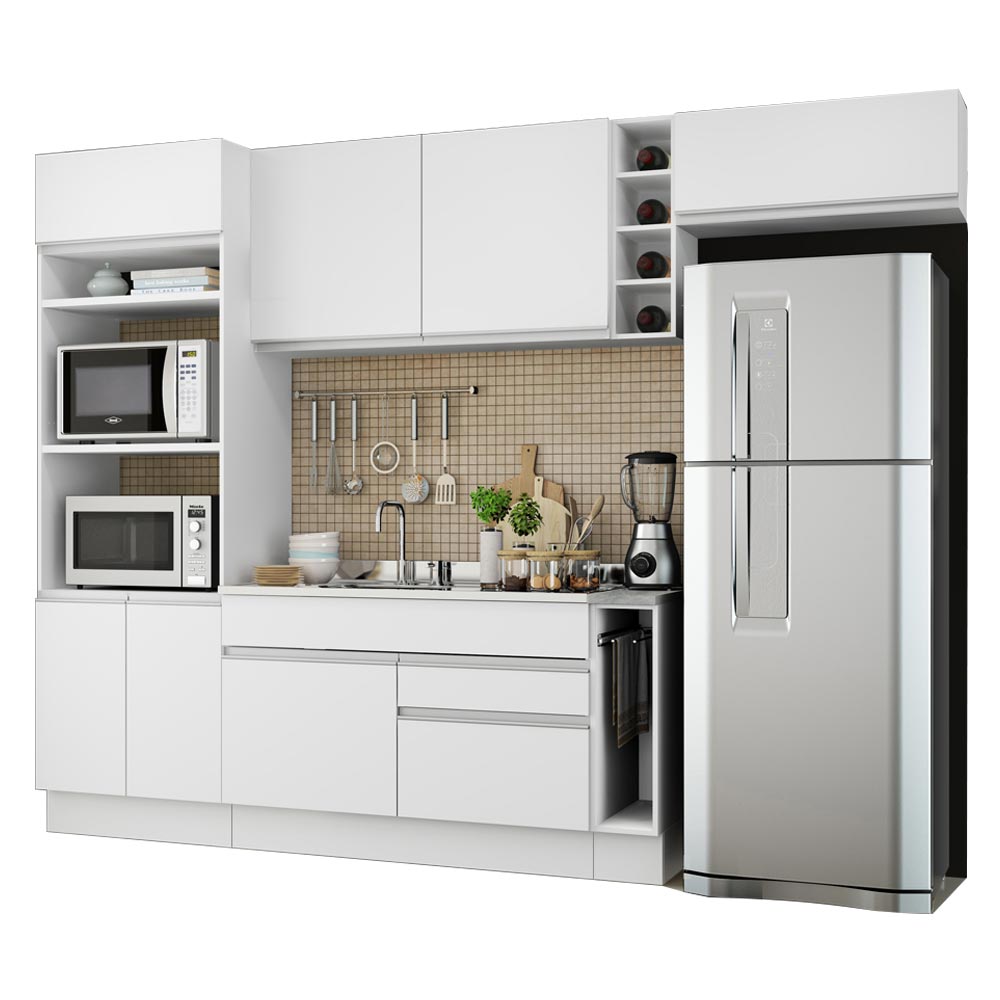 Combo completo de Cocina Madesa Safira 290cm BB 04