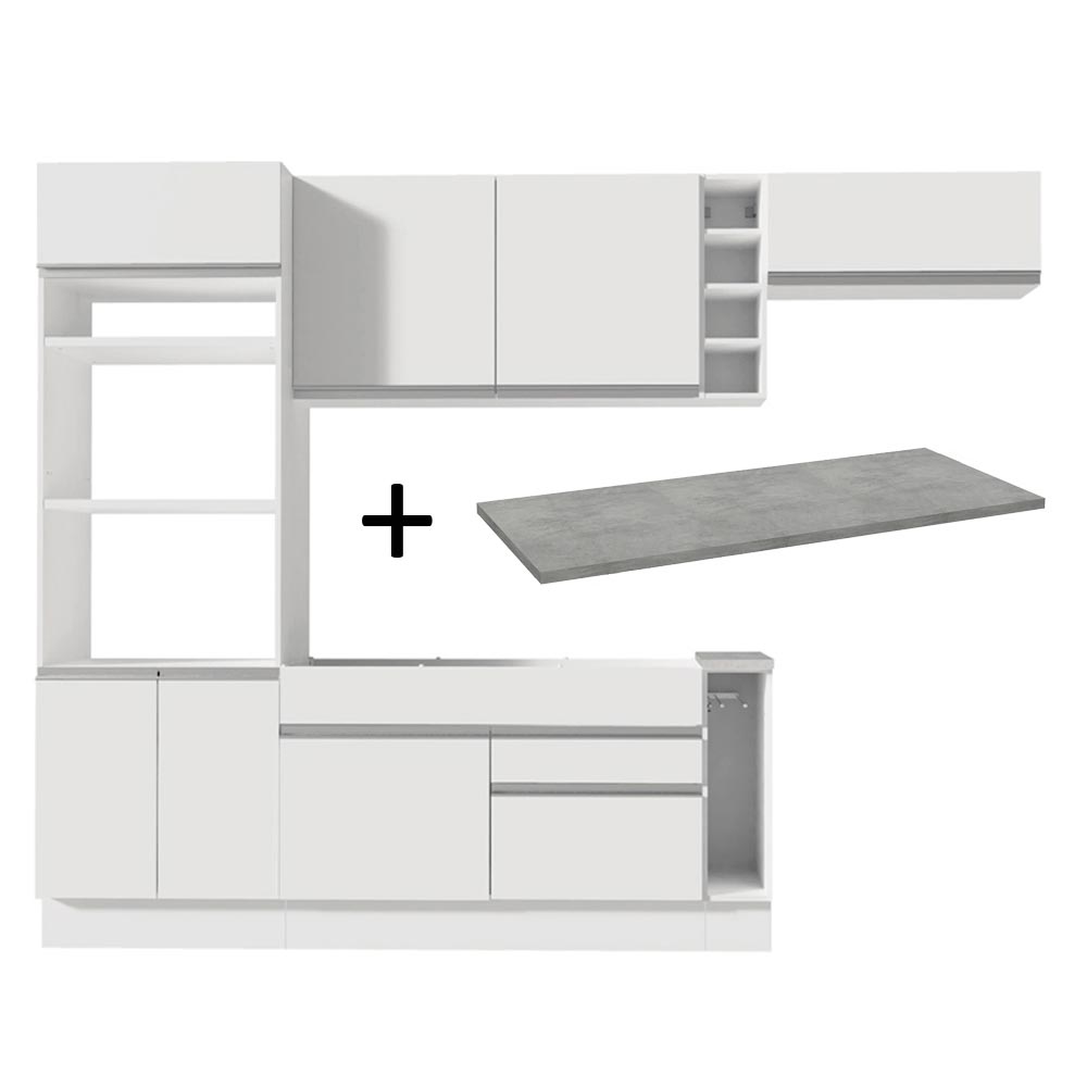 Combo completo de Cocina Madesa Safira 290cm BB 14