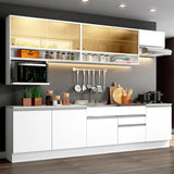 Combo completo de Cocina 300cm Blanco Verona 01
