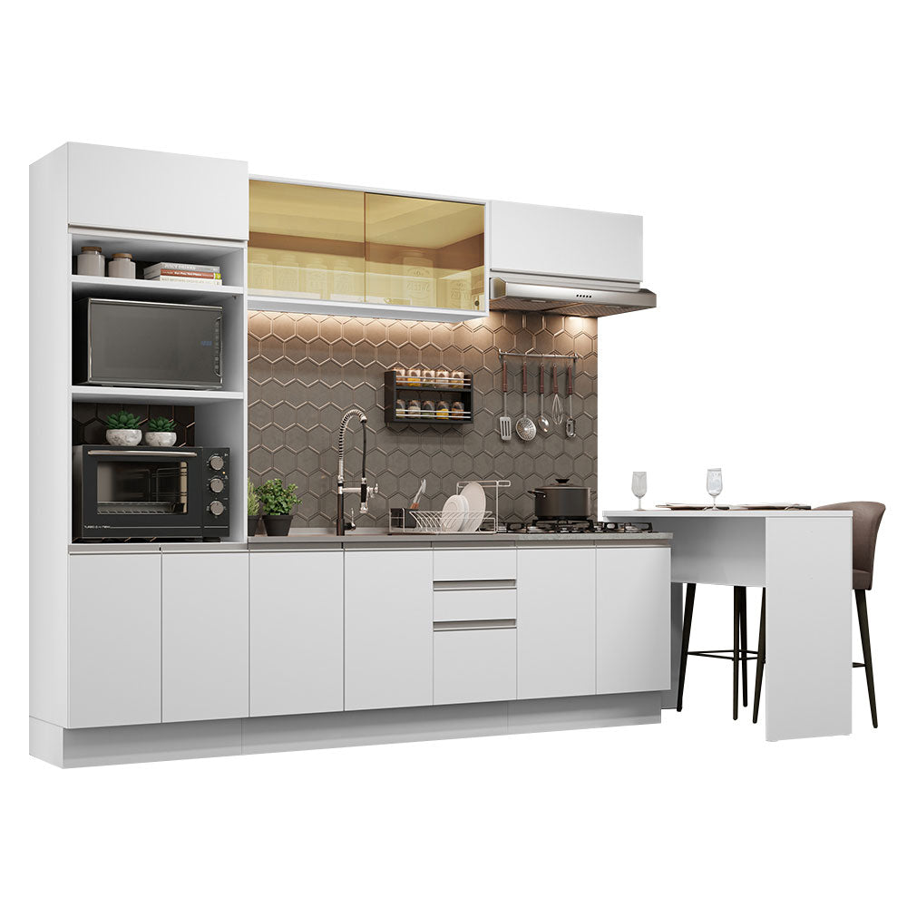 Combo completo de Cocina Madesa Glamy 315cm BB 01