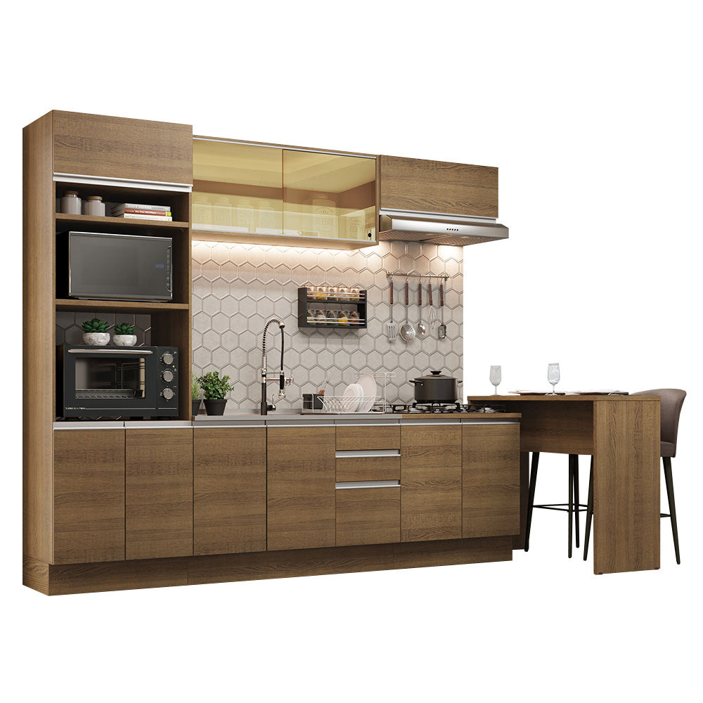 Combo completo de Cocina Madesa Glamy 315cm MM 01