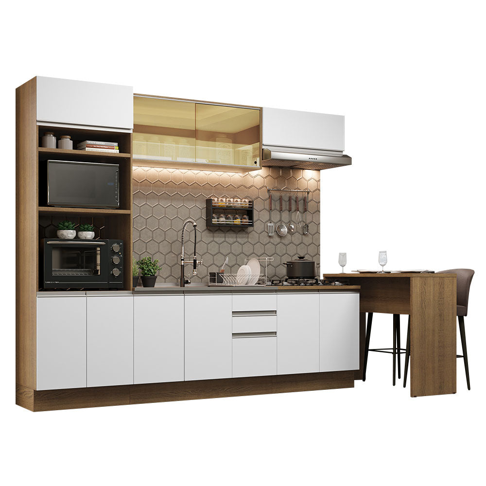 Combo completo de Cocina Madesa Glamy 315cm MB 01
