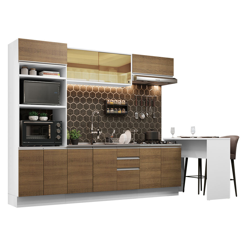 Combo completo de Cocina Madesa Glamy 315cm BM 01
