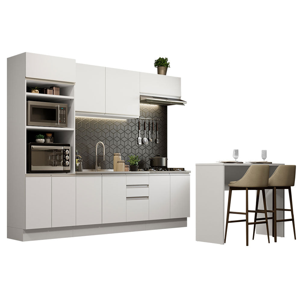 Combo completo de Cocina Madesa Glamy 315cm BB 02