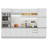 Combo completo de Cocina 330cm Madesa Roma 01 - Blanco