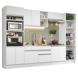 Combo completo de Cocina 330cm Glamy Madesa 03 - Blanco