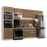 Combo completo de Cocina Madesa 350cm Glamy 01 - Blanco