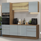 Combo completo de Cocina Madesa Lux 240cm MG 08