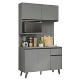 Combo de Cocina de 120 cm Gris Nice Madesa 05