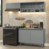 Combo de Cocina 200cm Gris Nice Madesa 10