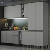Combo Completo de Cocina 260 cm Gris Nice Madesa 05