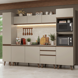 Combo completo de Cocina 280cm Crema Nice 01