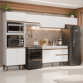 Combo completo de Cocina 330 cm Blanco Pieta Madesa