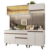 Combo de Cocina Madesa Reims 190cm Blanco 01