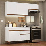 Cocina Compacta 190 cm Reims Blanco 04