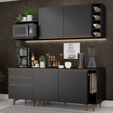 Combo de Cocina Madesa Reims 200cm NN 01