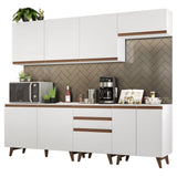 Combo completo de Cocina 250cm Blanco Reims Madesa 01
