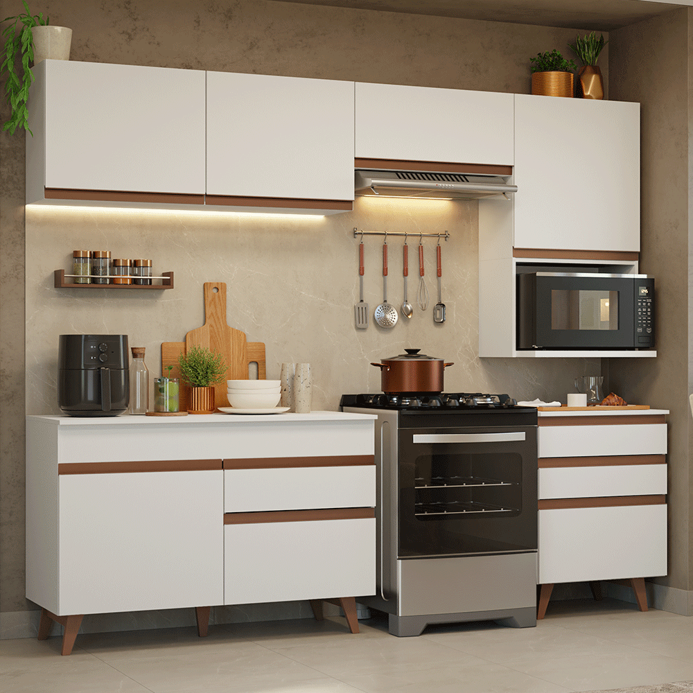 Combo de Cocina 250 cm Reims Blanco 07
