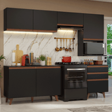 Combo de Cocina 250 cm Reims Negro 08